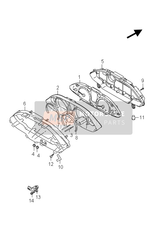 Speedometer (AN400ZA E02)